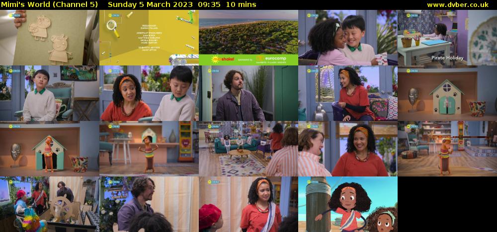 Mimi's World (Channel 5) Sunday 5 March 2023 09:35 - 09:45