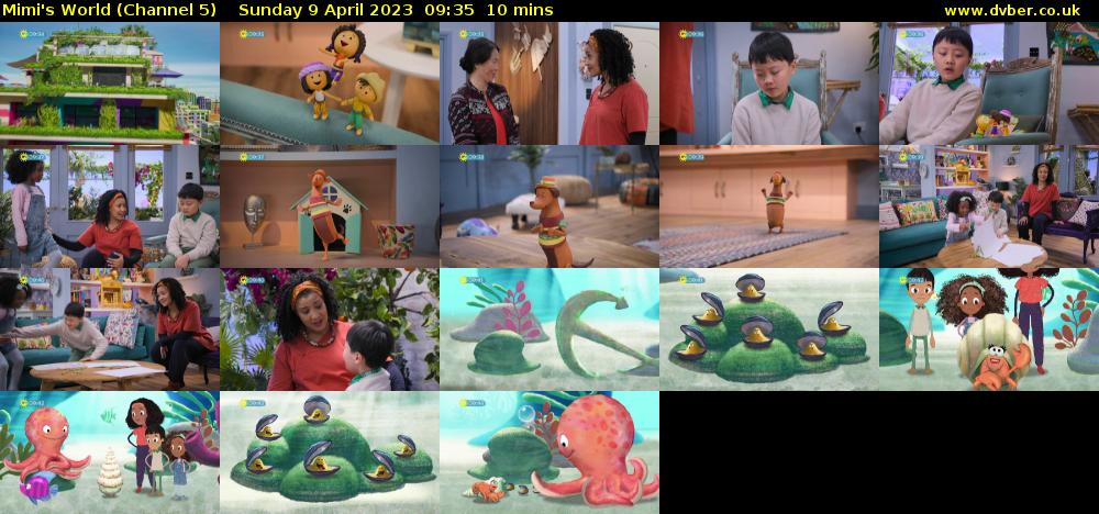 Mimi's World (Channel 5) Sunday 9 April 2023 09:35 - 09:45