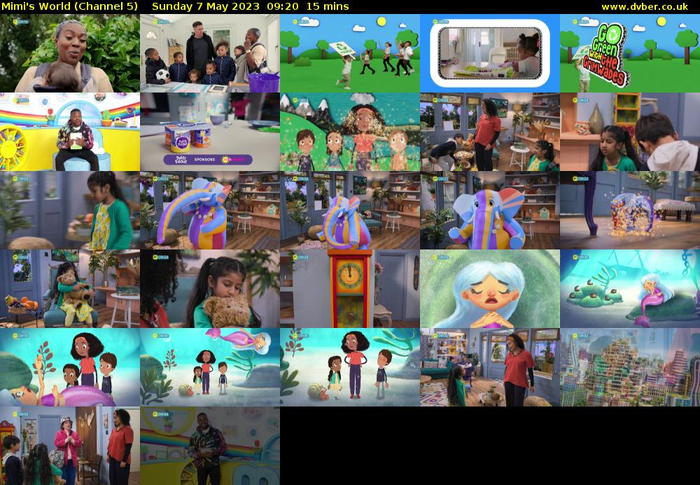 Mimi's World (Channel 5) Sunday 7 May 2023 09:20 - 09:35