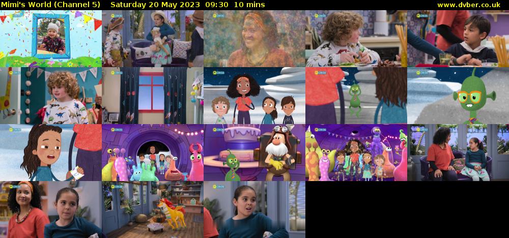 Mimi's World (Channel 5) Saturday 20 May 2023 09:30 - 09:40