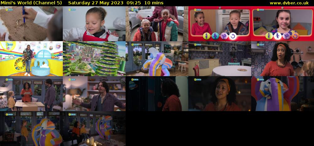 Mimi's World (Channel 5) Saturday 27 May 2023 09:25 - 09:35