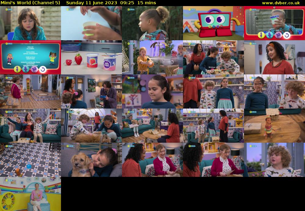 Mimi's World (Channel 5) Sunday 11 June 2023 09:25 - 09:40