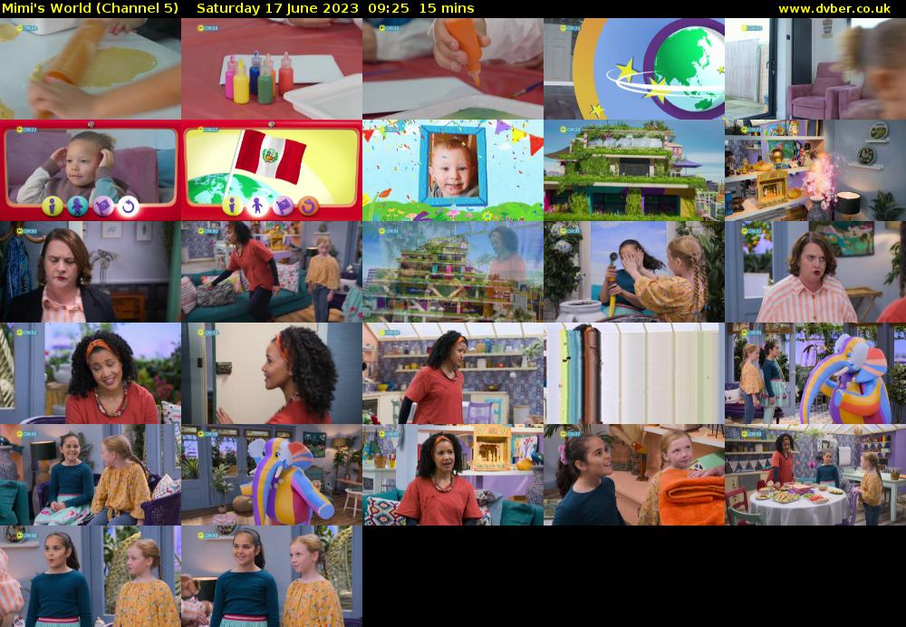 Mimi's World (Channel 5) Saturday 17 June 2023 09:25 - 09:40