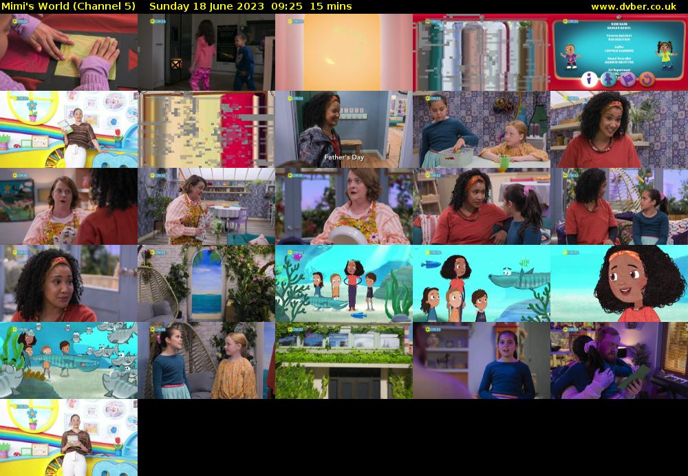Mimi's World (Channel 5) Sunday 18 June 2023 09:25 - 09:40