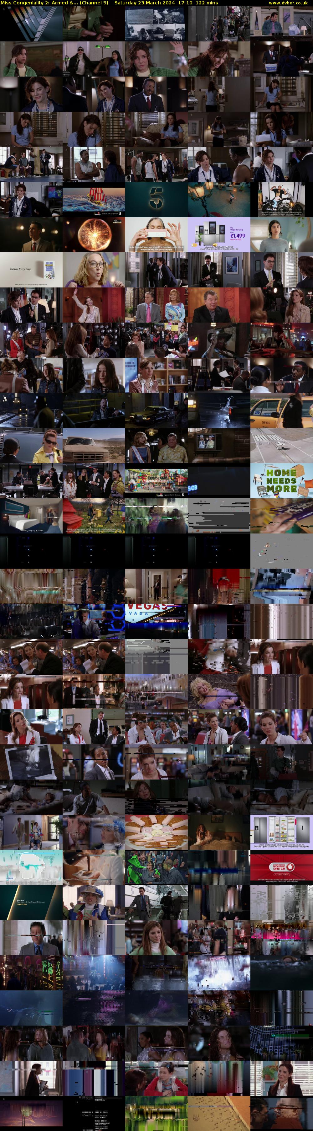 Miss Congeniality 2: Armed &... (Channel 5) Saturday 23 March 2024 17:10 - 19:12