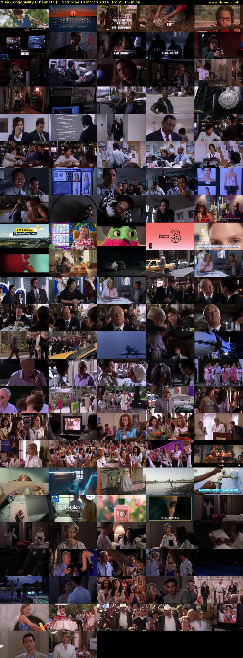 Miss Congeniality (Channel 5) Saturday 16 March 2024 15:55 - 17:00