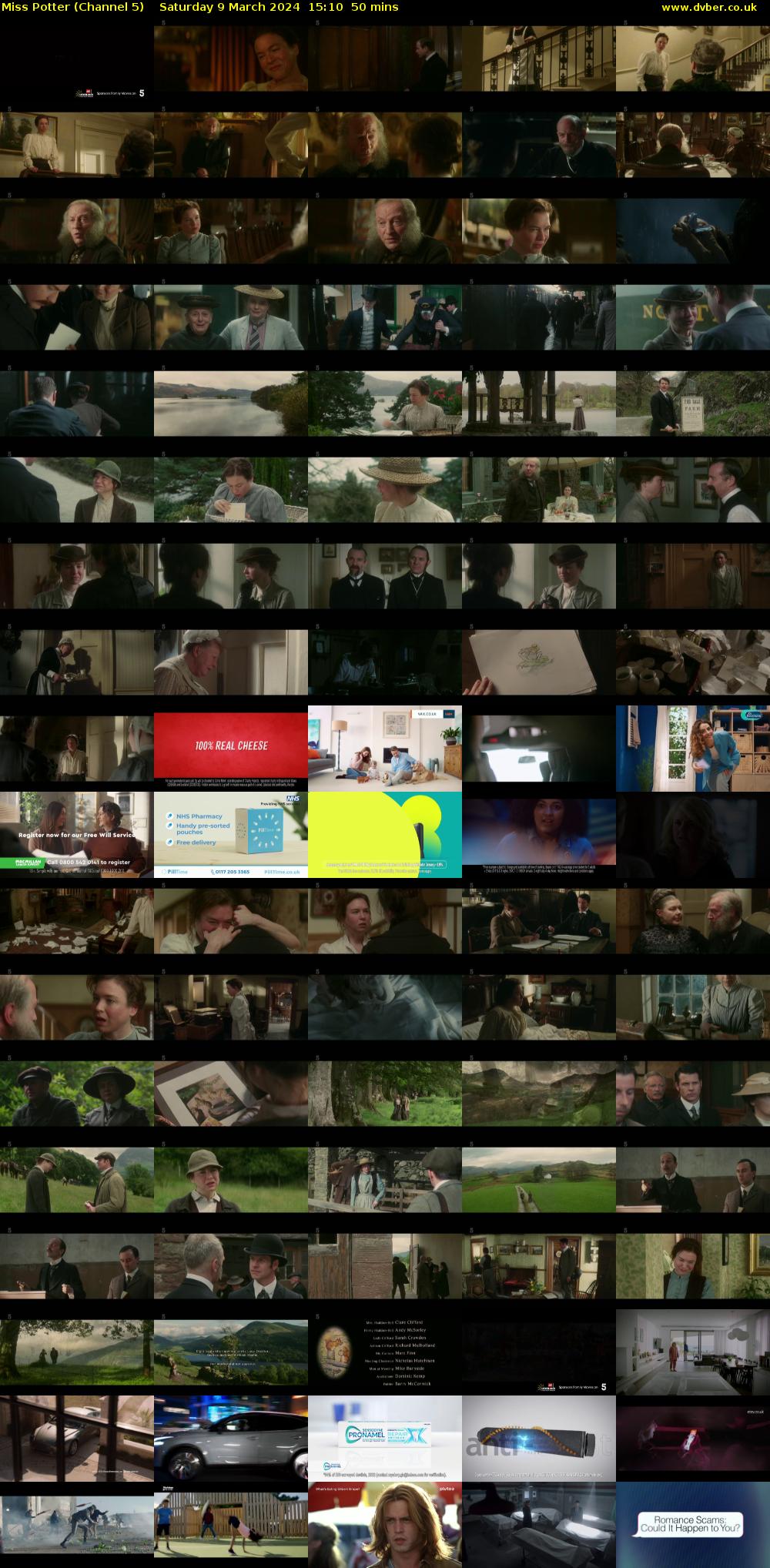 Miss Potter (Channel 5) Saturday 9 March 2024 15:10 - 16:00