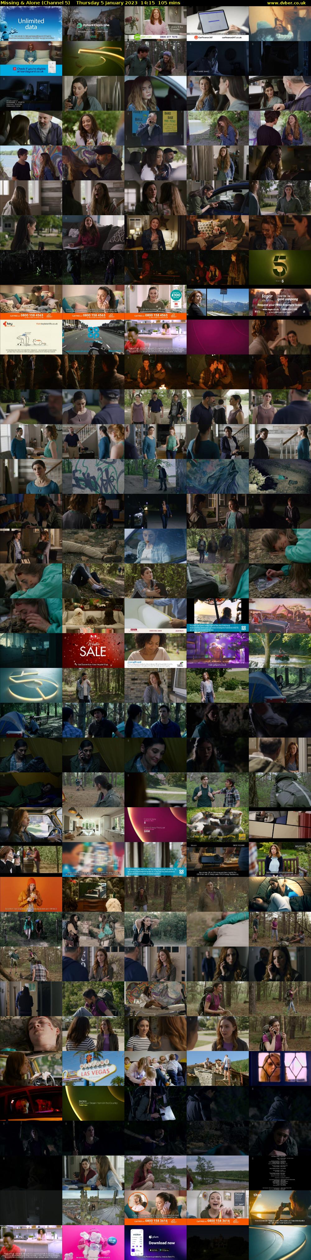 Missing & Alone (Channel 5) Thursday 5 January 2023 14:15 - 16:00