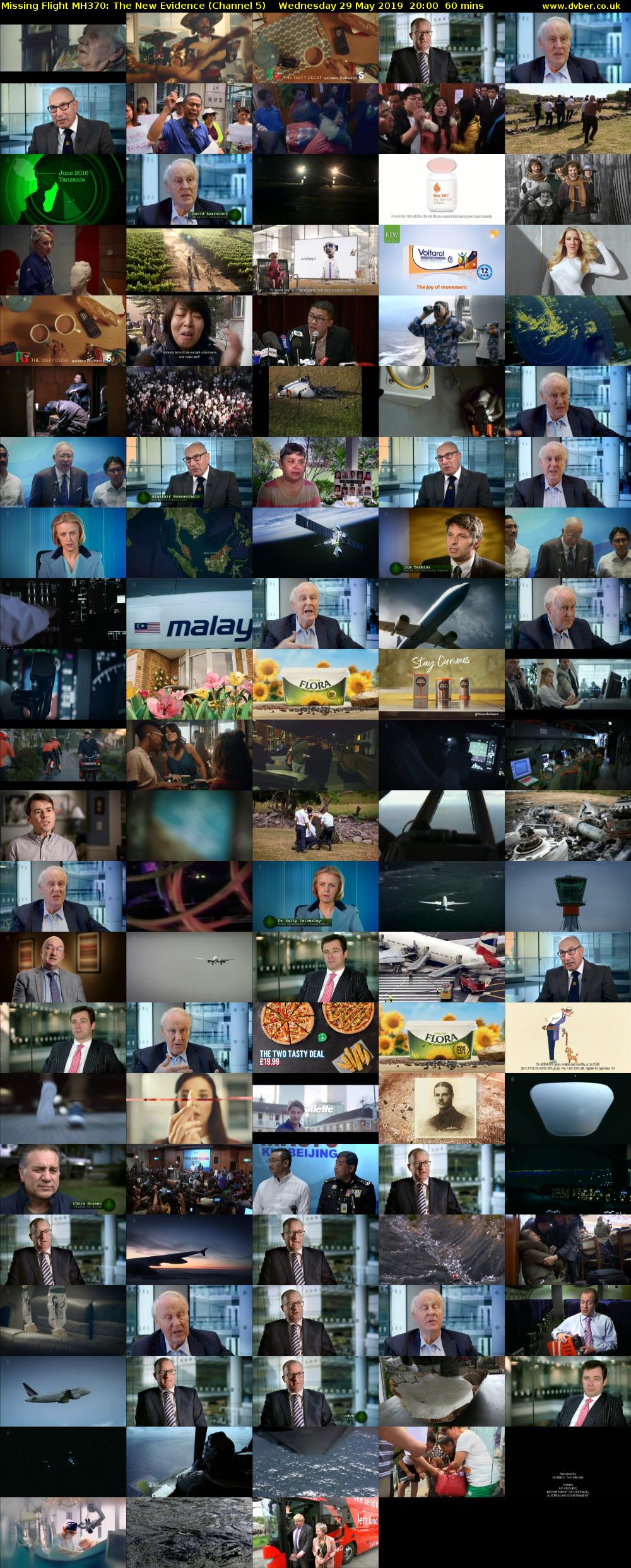 Missing Flight MH370: The New Evidence (Channel 5) Wednesday 29 May 2019 20:00 - 21:00
