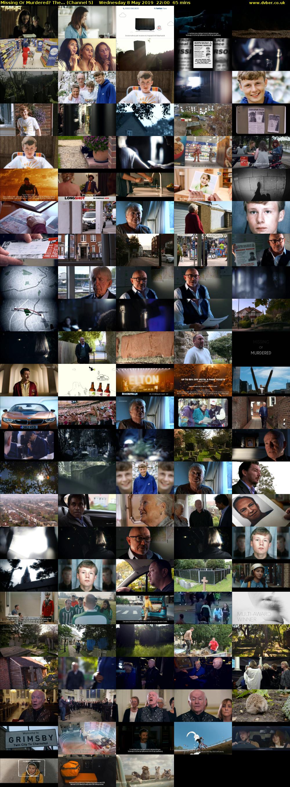 Missing Or Murdered? The... (Channel 5) Wednesday 8 May 2019 22:00 - 23:05