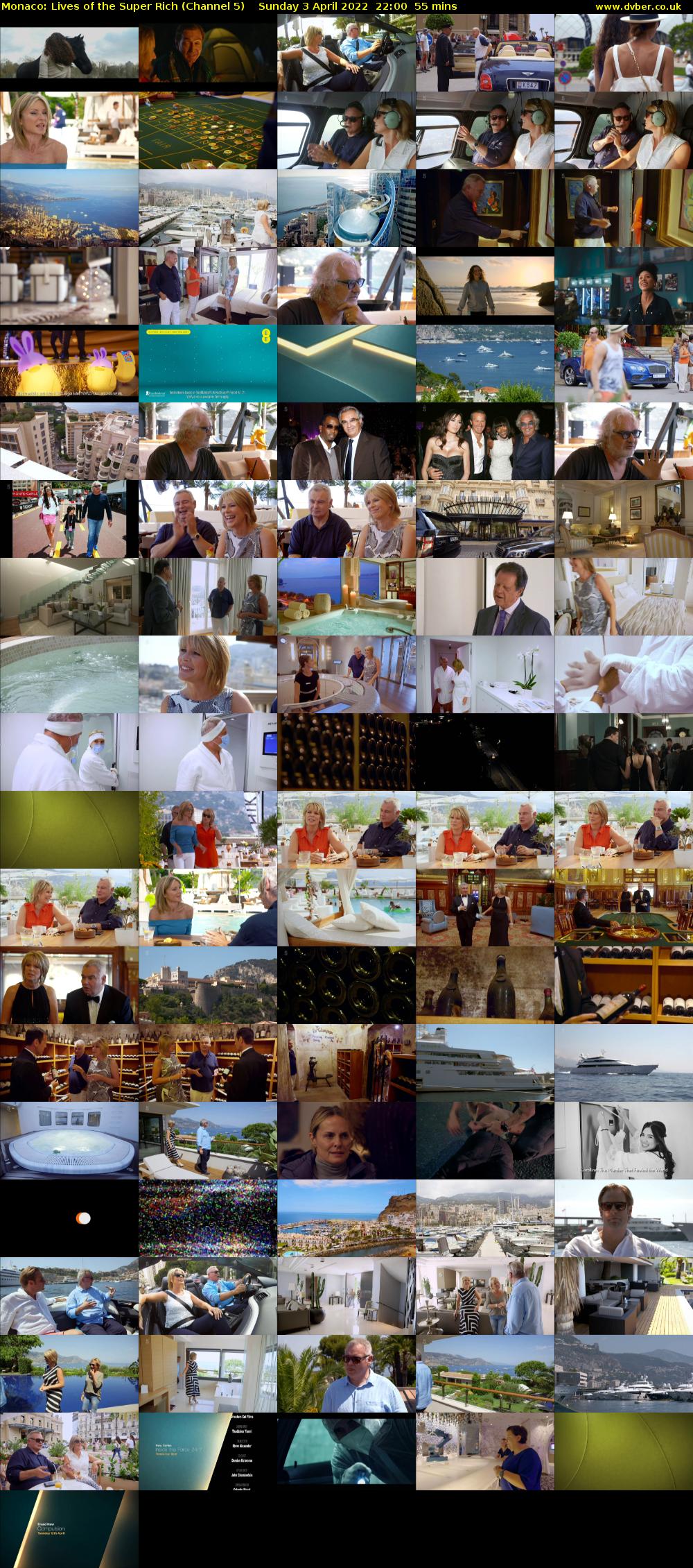 Monaco: Lives of the Super Rich (Channel 5) Sunday 3 April 2022 22:00 - 22:55