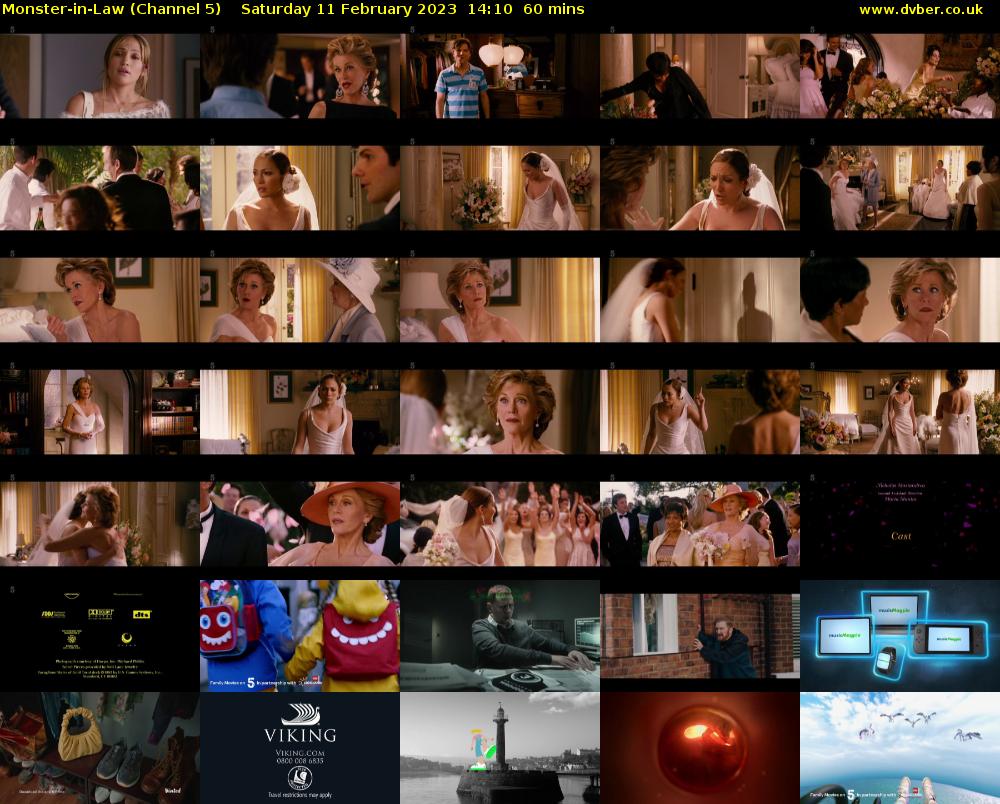Monster-in-Law (Channel 5) Saturday 11 February 2023 14:10 - 15:10