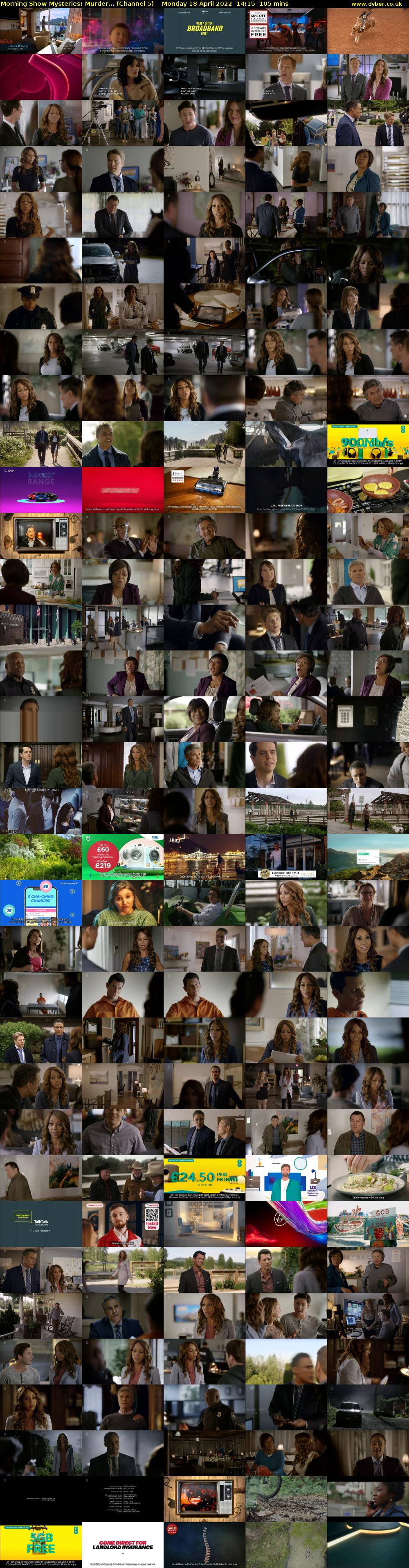 Morning Show Mysteries: Murder... (Channel 5) Monday 18 April 2022 14:15 - 16:00