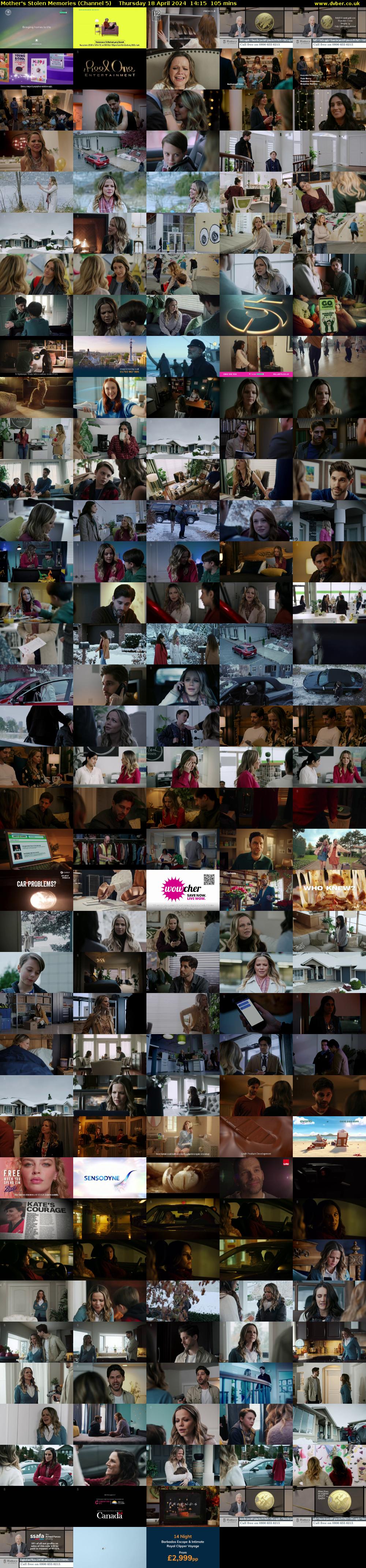 Mother's Stolen Memories (Channel 5) Thursday 18 April 2024 14:15 - 16:00