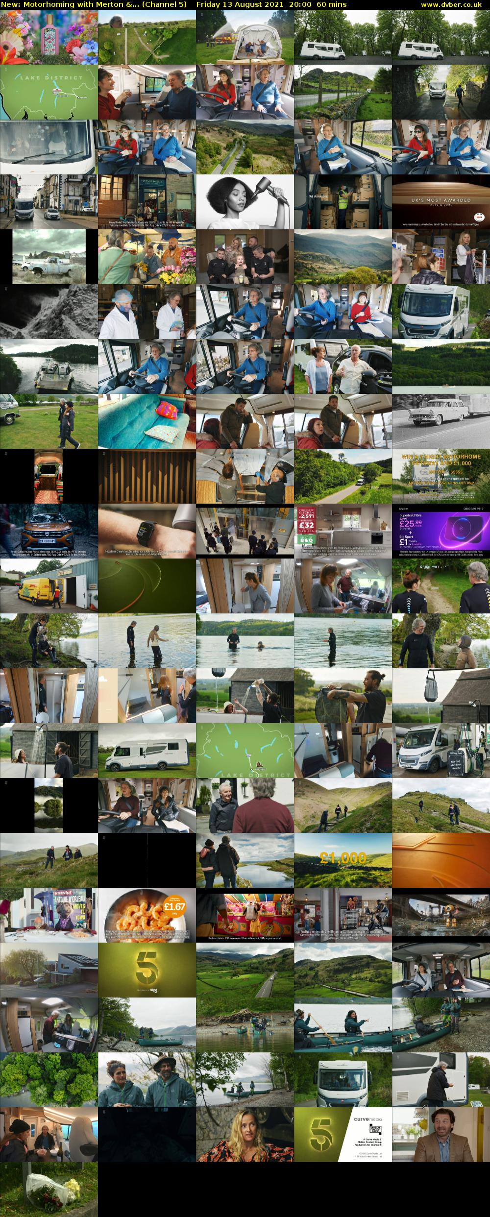 Motorhoming with Merton &... (Channel 5) Friday 13 August 2021 20:00 - 21:00