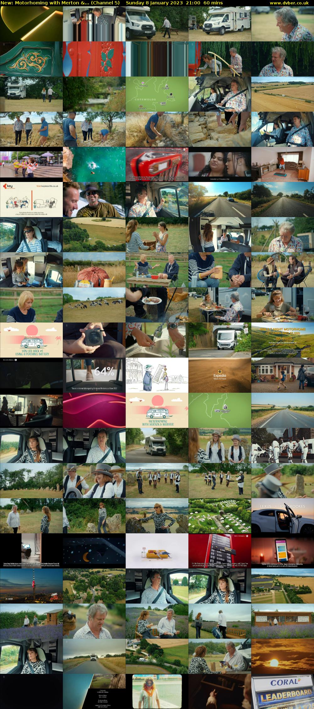 Motorhoming with Merton &... (Channel 5) Sunday 8 January 2023 21:00 - 22:00