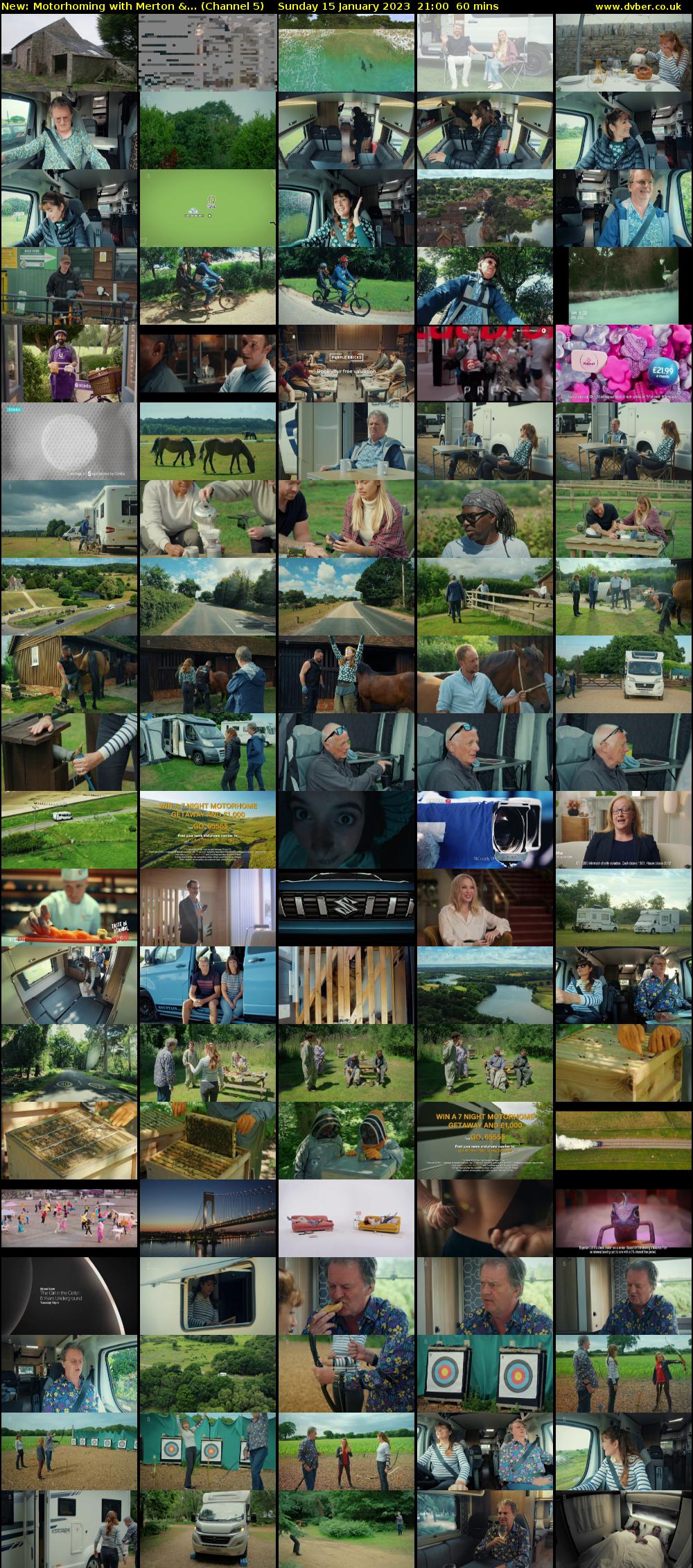 Motorhoming with Merton &... (Channel 5) Sunday 15 January 2023 21:00 - 22:00