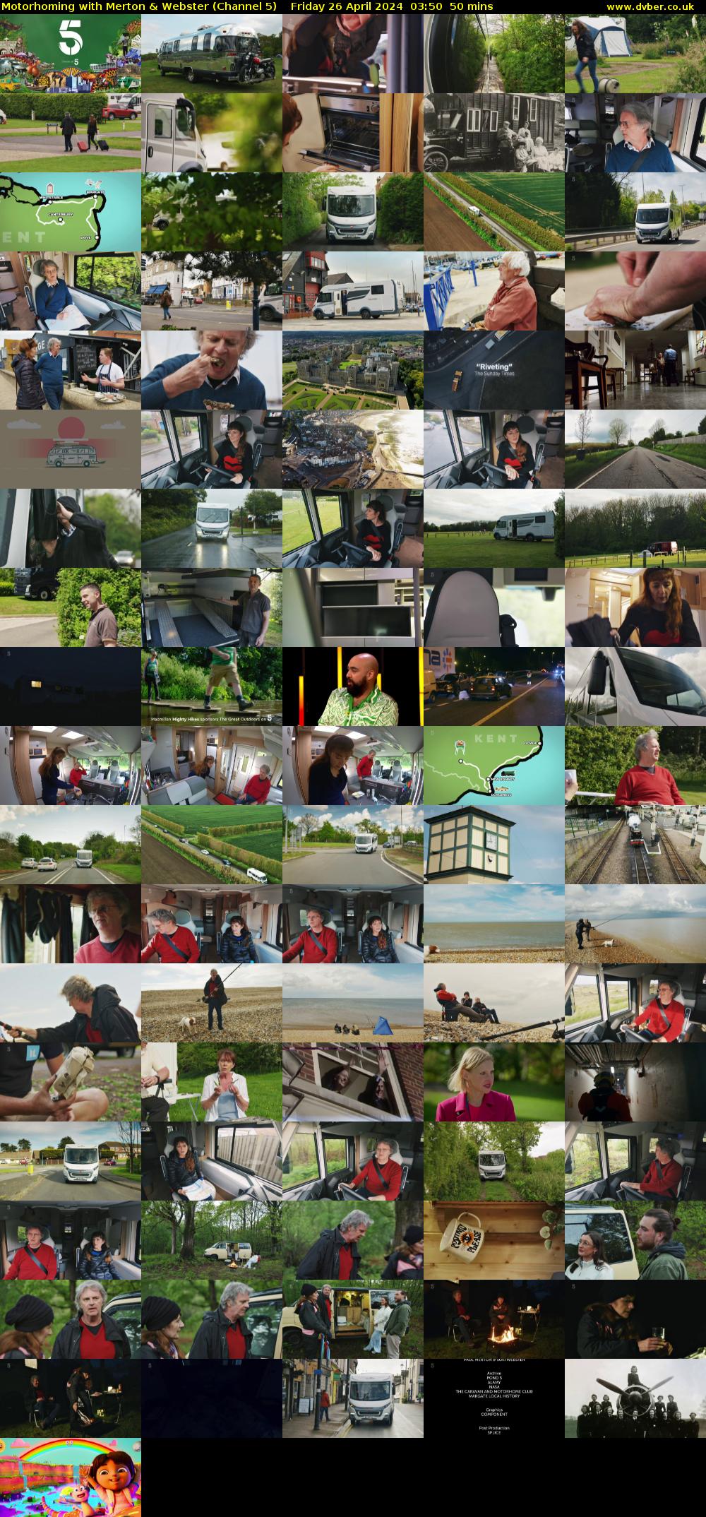 Motorhoming with Merton & Webster (Channel 5) Friday 26 April 2024 03:50 - 04:40