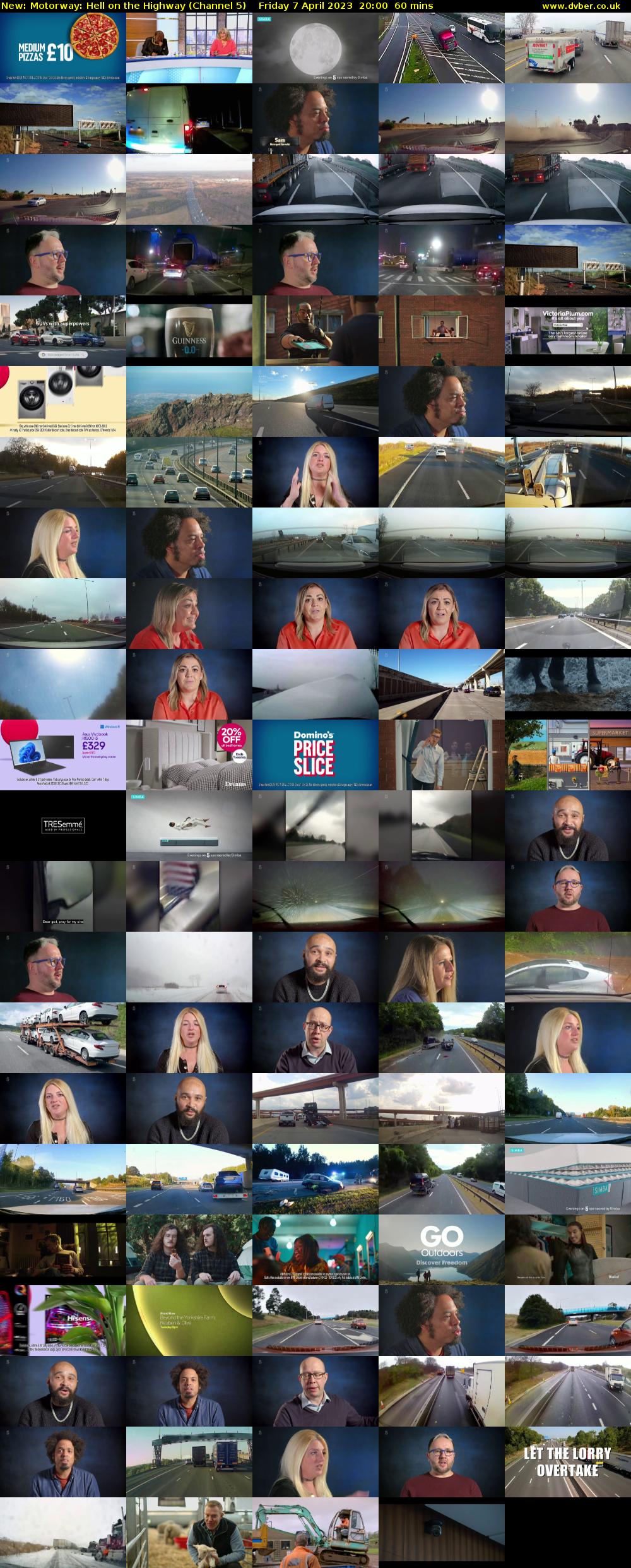 Motorway: Hell on the Highway (Channel 5) Friday 7 April 2023 20:00 - 21:00
