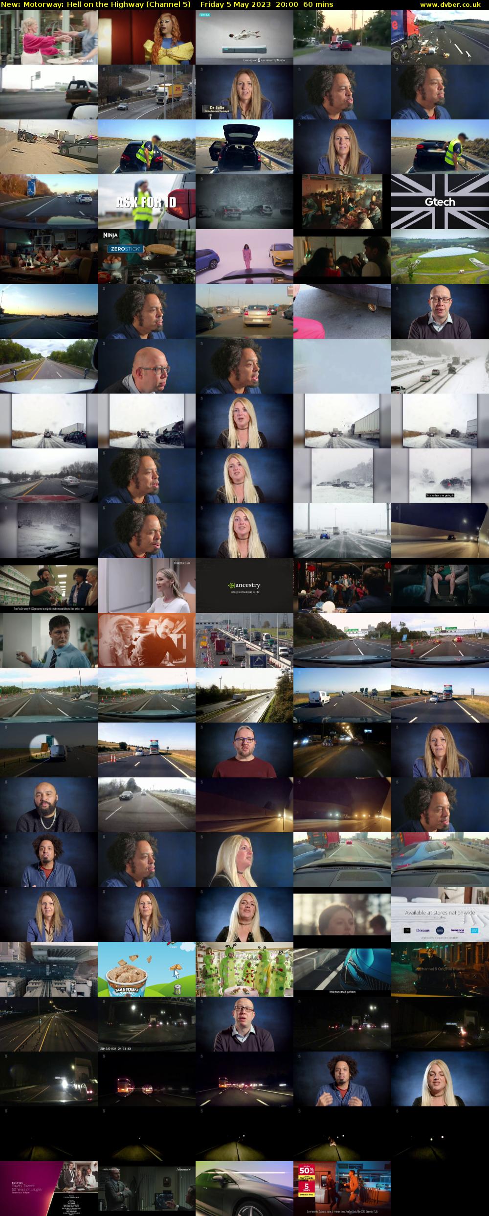 Motorway: Hell on the Highway (Channel 5) Friday 5 May 2023 20:00 - 21:00