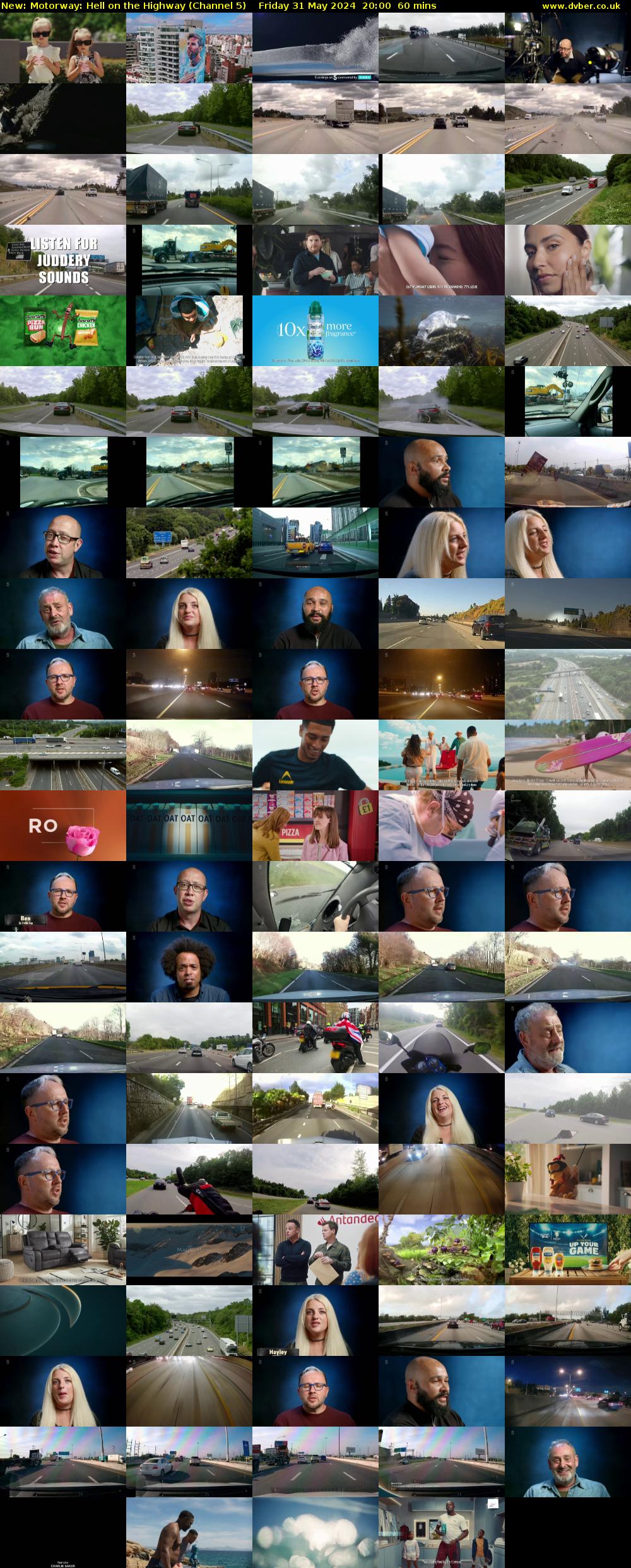 Motorway: Hell on the Highway (Channel 5) Friday 31 May 2024 20:00 - 21:00