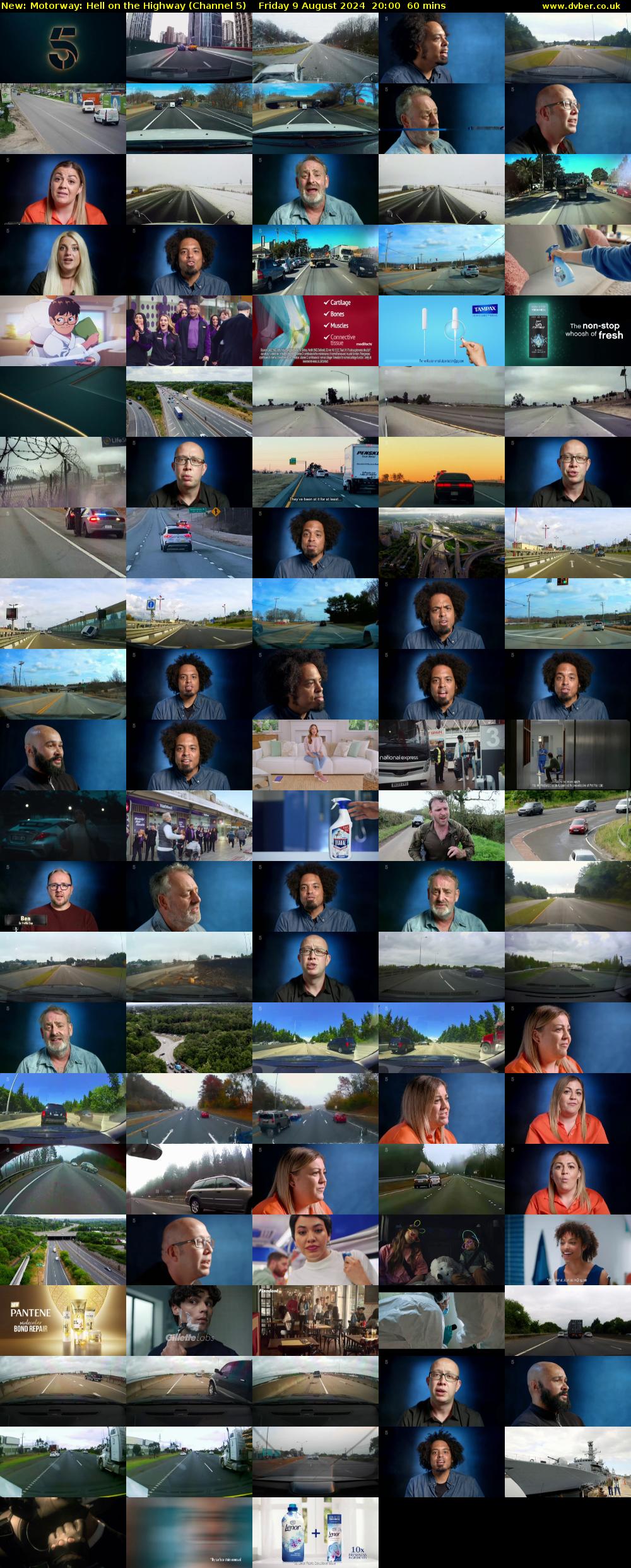 Motorway: Hell on the Highway (Channel 5) Friday 9 August 2024 20:00 - 21:00