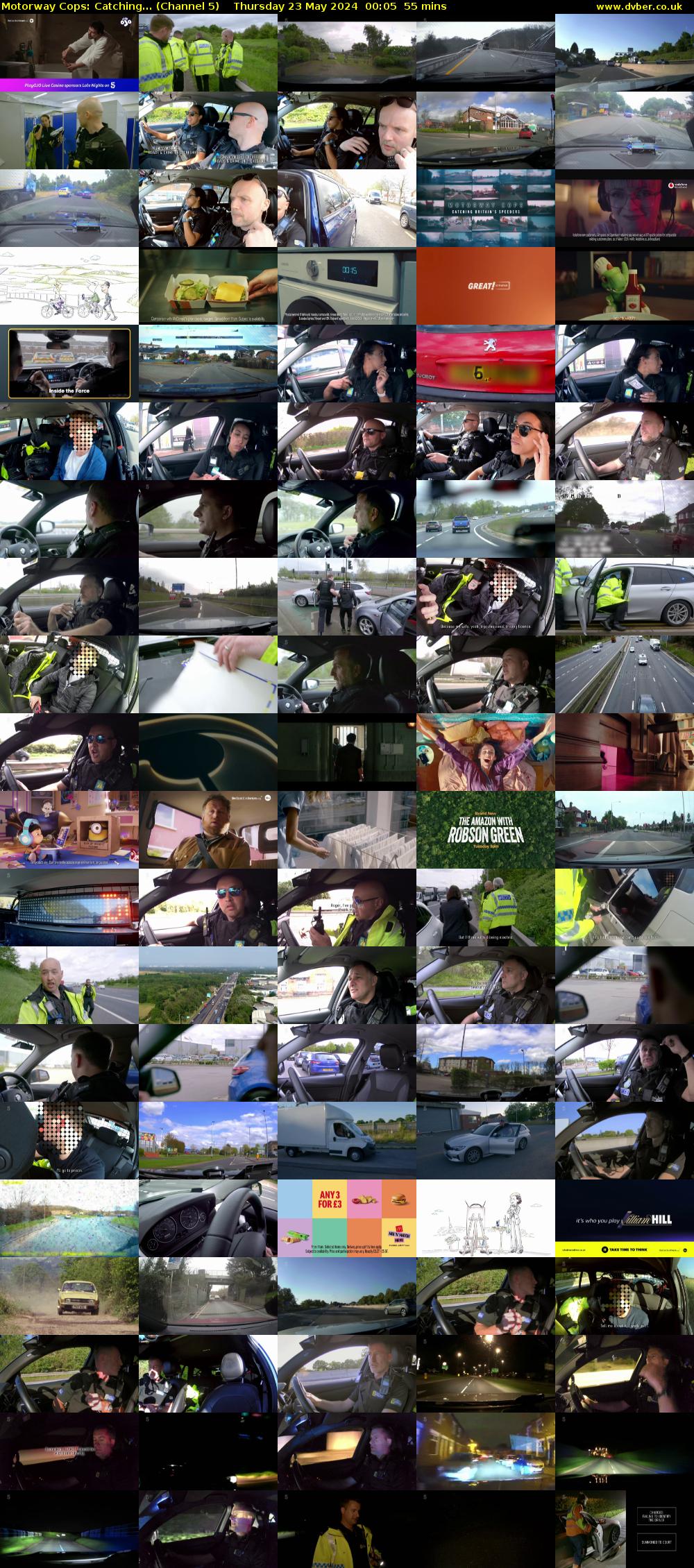 Motorway Cops: Catching... (Channel 5) Thursday 23 May 2024 00:05 - 01:00