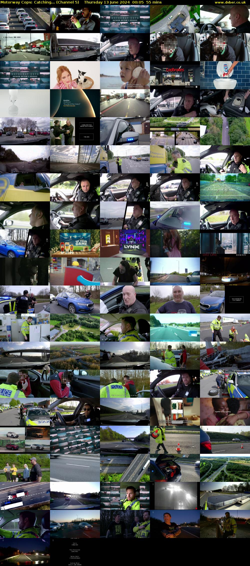 Motorway Cops: Catching... (Channel 5) Thursday 13 June 2024 00:05 - 01:00