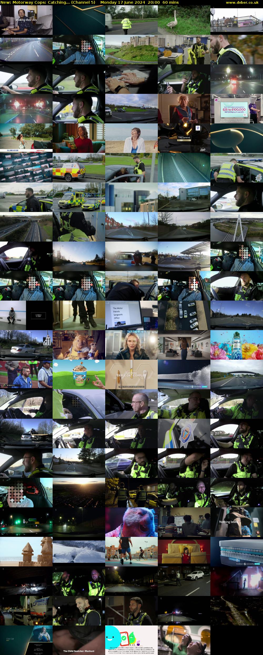 Motorway Cops: Catching... (Channel 5) Monday 17 June 2024 20:00 - 21:00