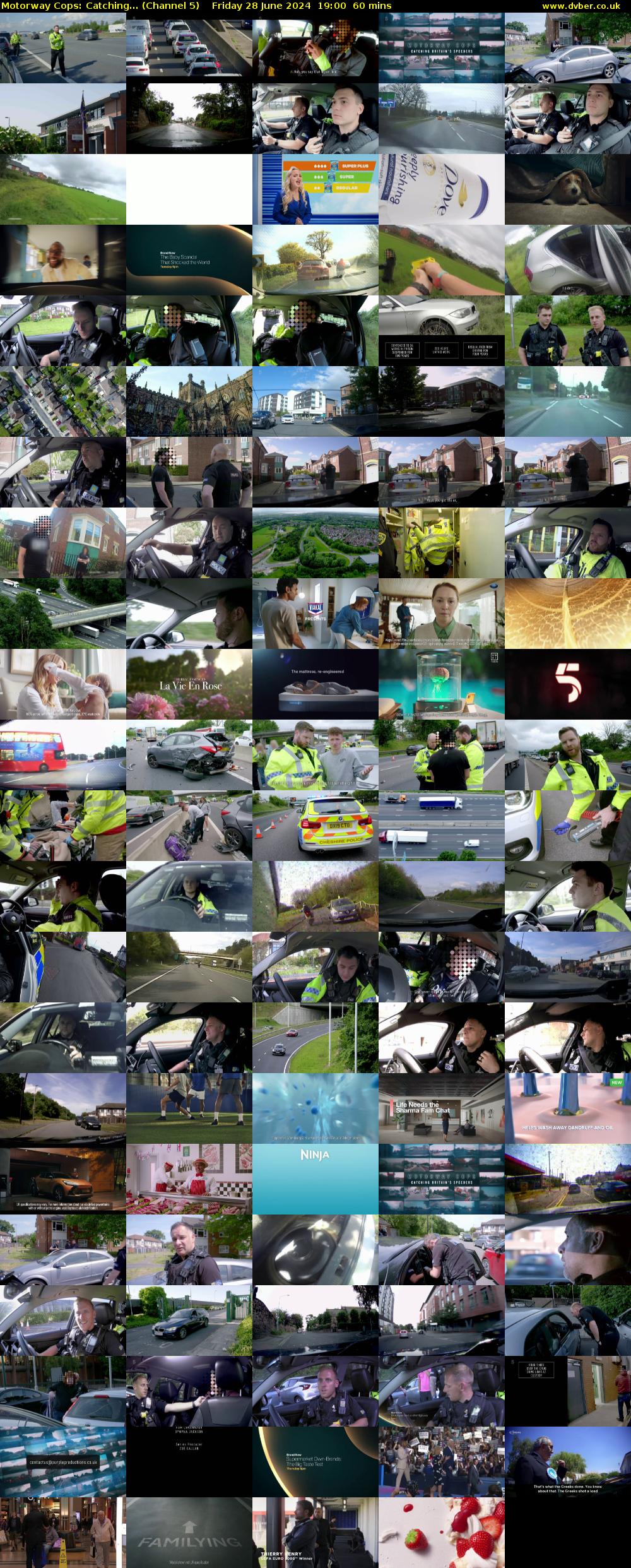 Motorway Cops: Catching... (Channel 5) Friday 28 June 2024 19:00 - 20:00