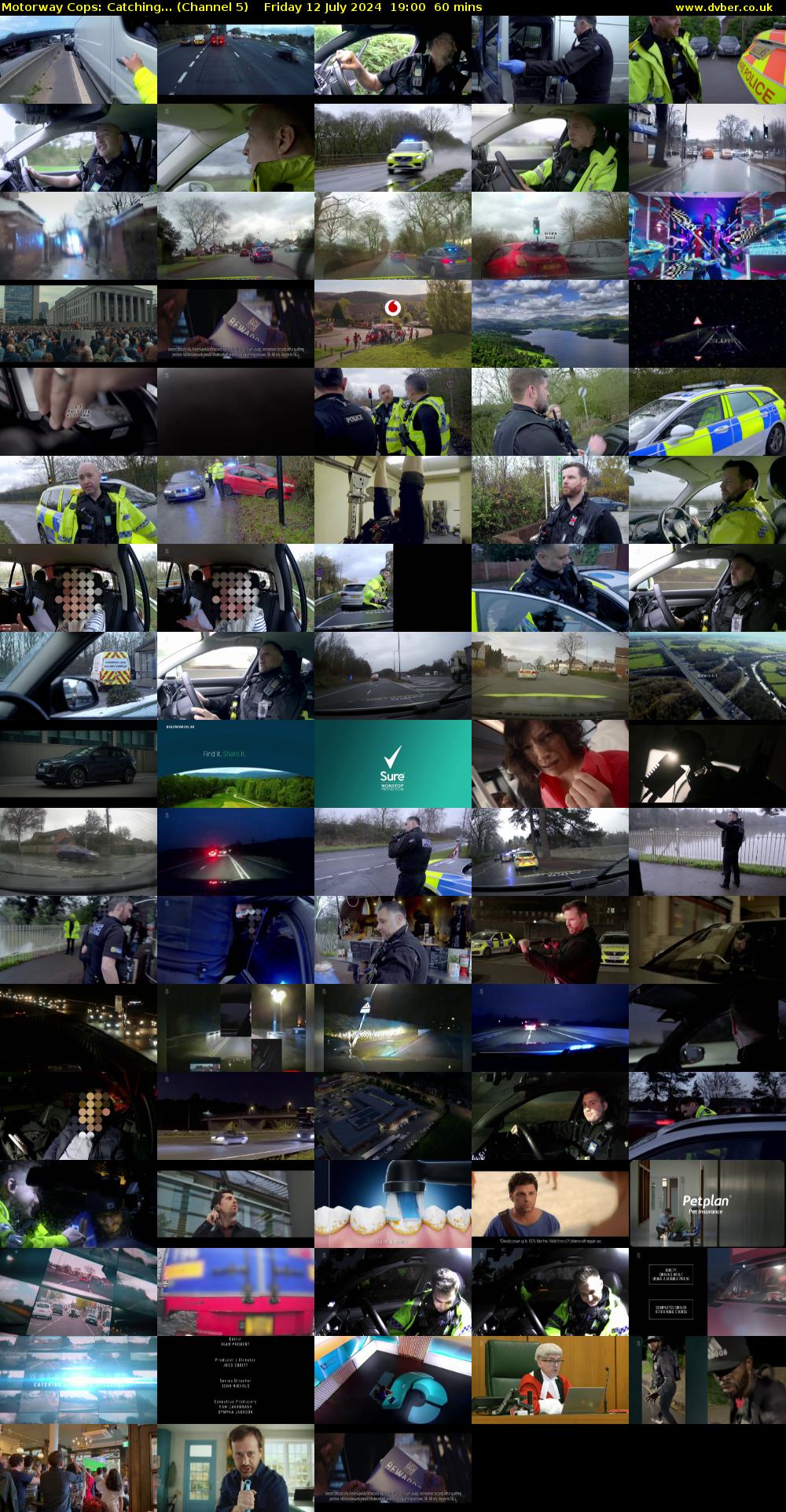 Motorway Cops: Catching... (Channel 5) Friday 12 July 2024 19:00 - 20:00