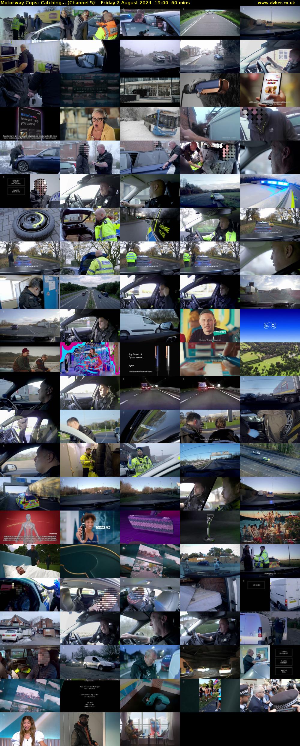 Motorway Cops: Catching... (Channel 5) Friday 2 August 2024 19:00 - 20:00