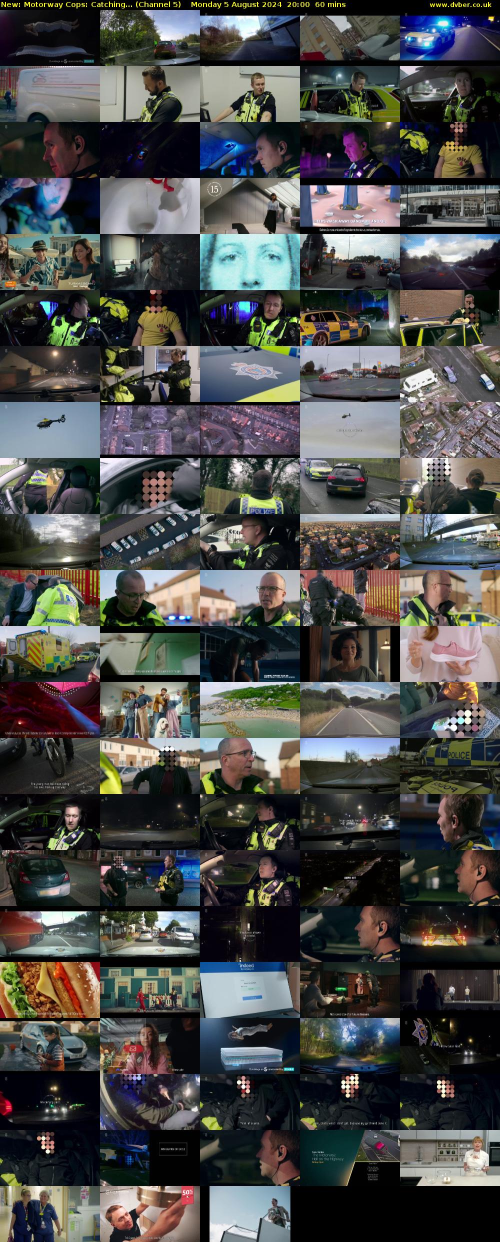 Motorway Cops: Catching... (Channel 5) Monday 5 August 2024 20:00 - 21:00
