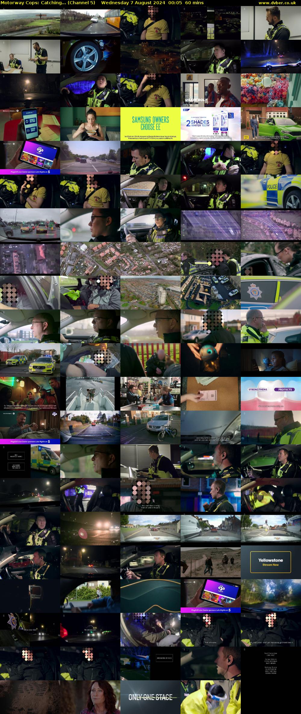 Motorway Cops: Catching... (Channel 5) Wednesday 7 August 2024 00:05 - 01:05