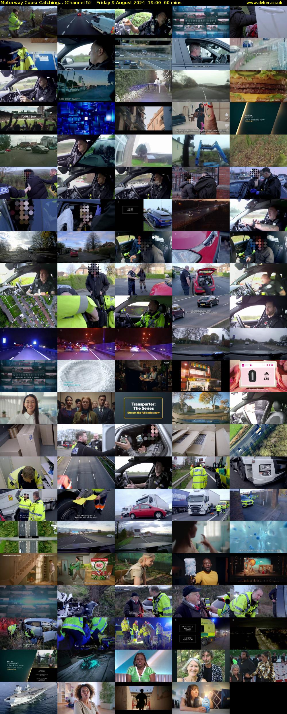 Motorway Cops: Catching... (Channel 5) Friday 9 August 2024 19:00 - 20:00