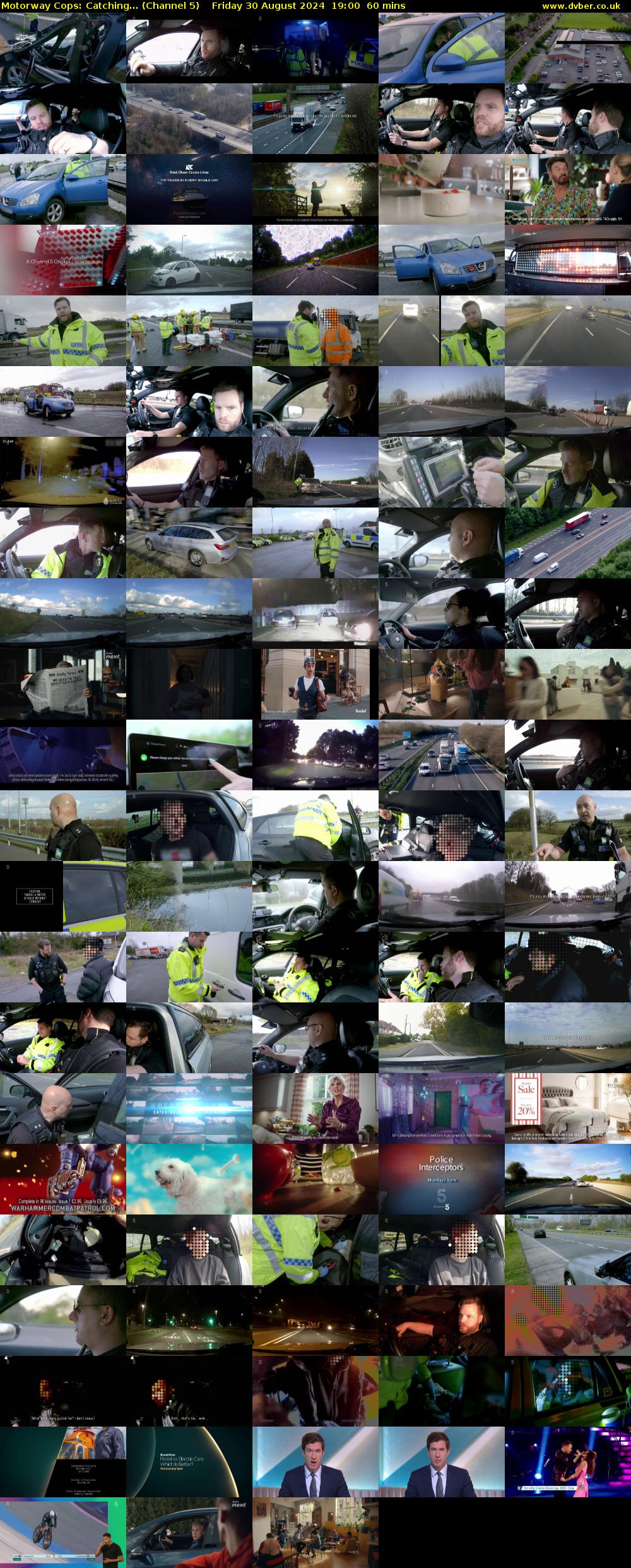 Motorway Cops: Catching... (Channel 5) Friday 30 August 2024 19:00 - 20:00