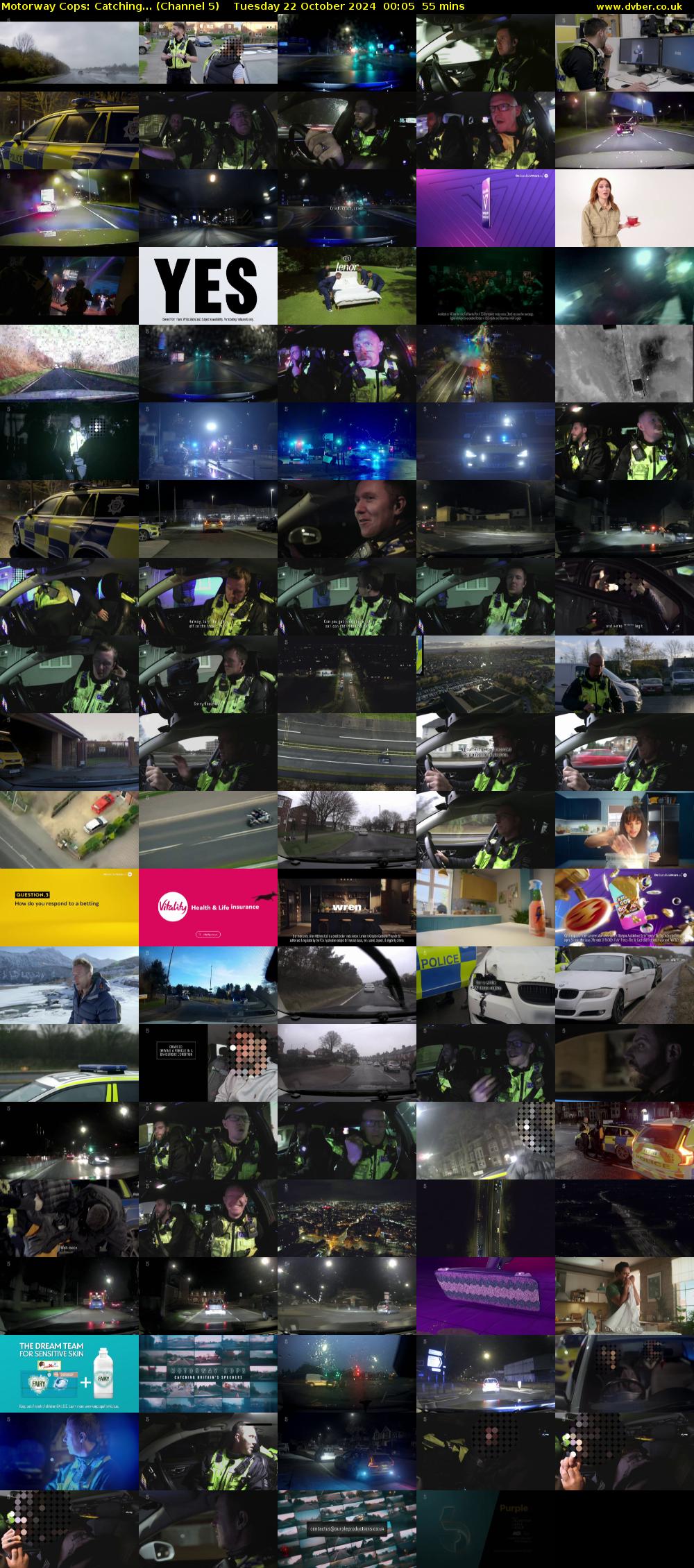 Motorway Cops: Catching... (Channel 5) Tuesday 22 October 2024 00:05 - 01:00