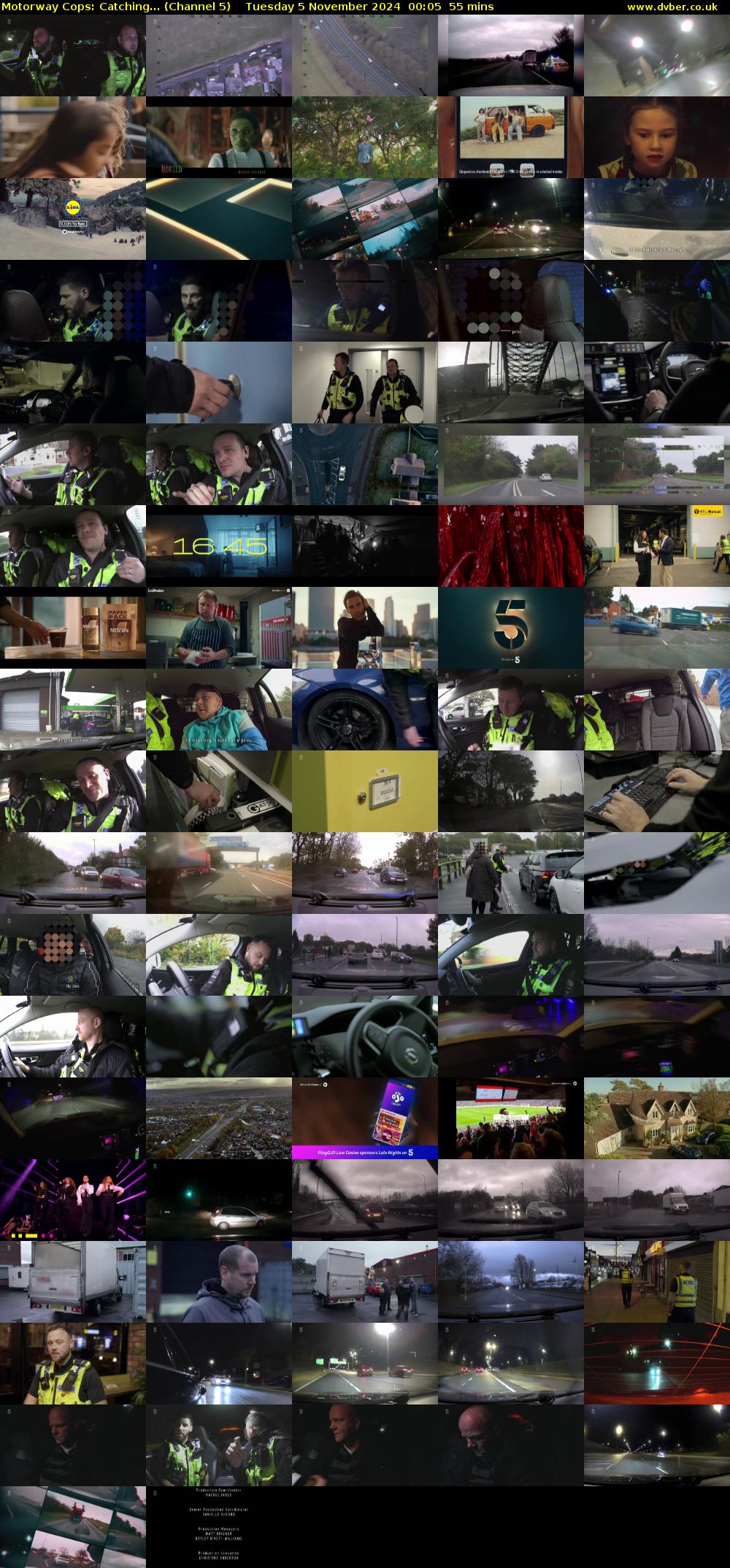 Motorway Cops: Catching... (Channel 5) Tuesday 5 November 2024 00:05 - 01:00