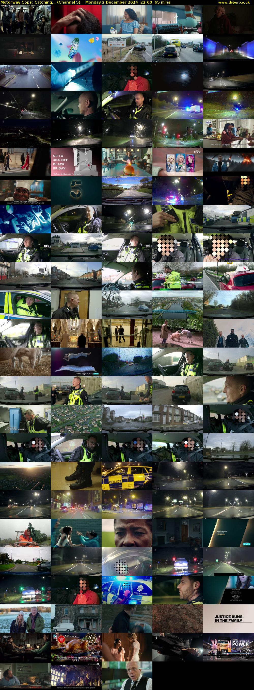 Motorway Cops: Catching... (Channel 5) Monday 2 December 2024 22:00 - 23:05