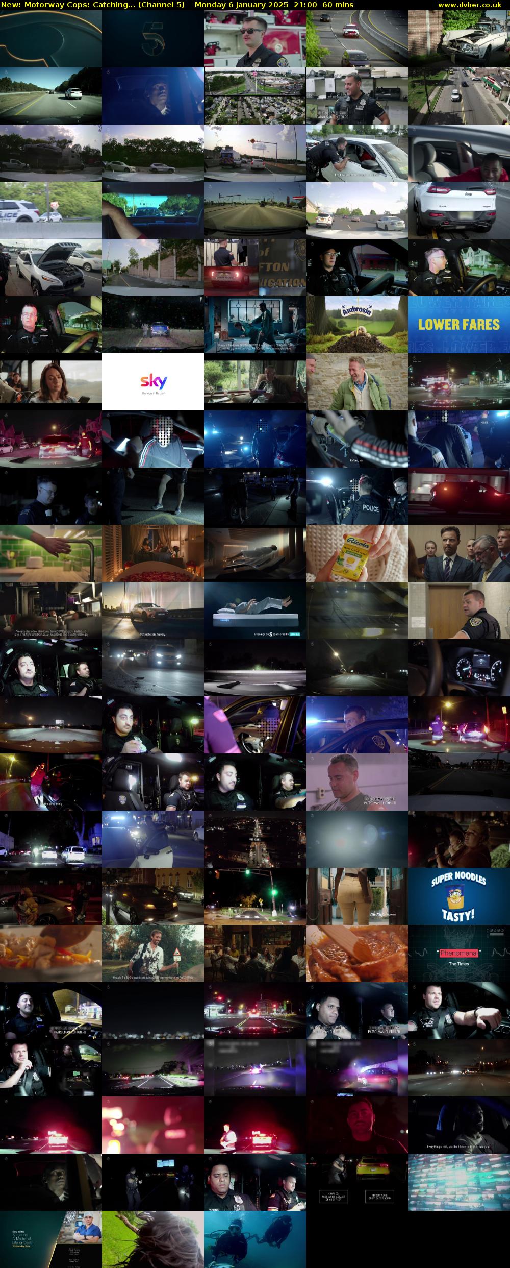 Motorway Cops: Catching... (Channel 5) Monday 6 January 2025 21:00 - 22:00