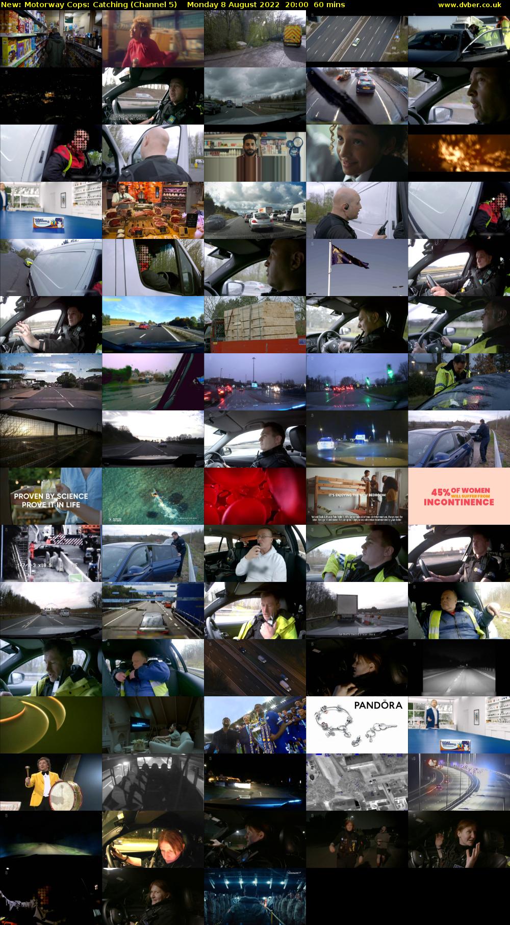 Motorway Cops: Catching (Channel 5) Monday 8 August 2022 20:00 - 21:00