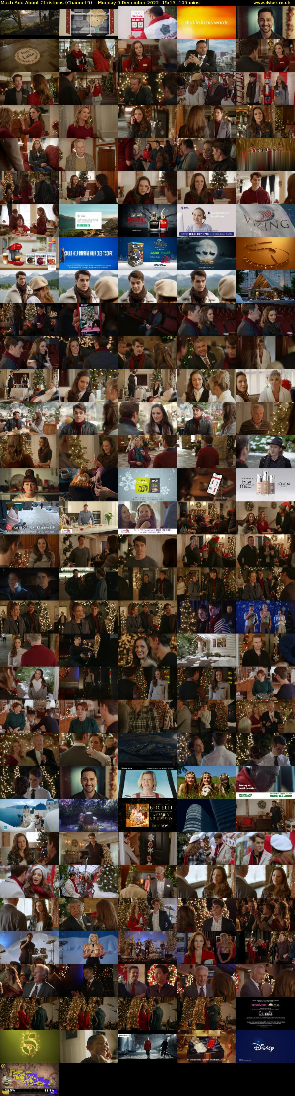 Much Ado About Christmas (Channel 5) Monday 5 December 2022 15:15 - 17:00