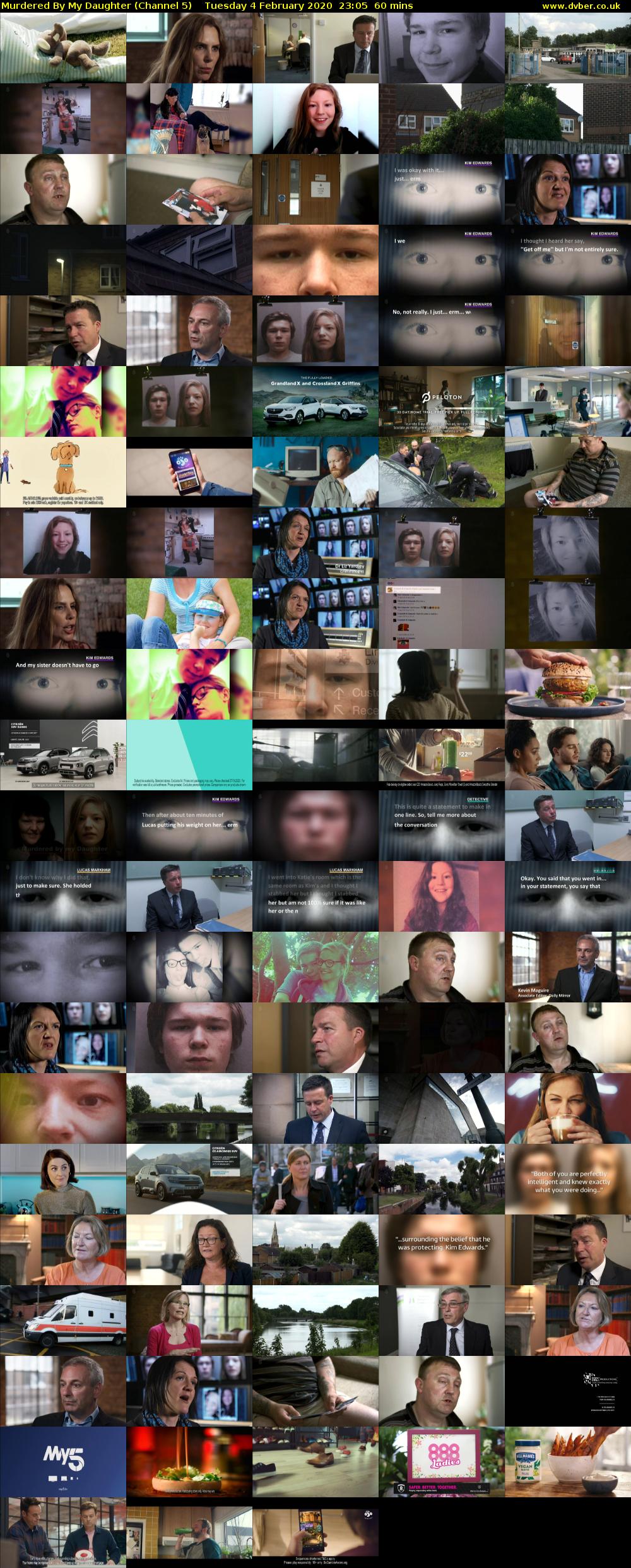Murdered By My Daughter (Channel 5) Tuesday 4 February 2020 23:05 - 00:05
