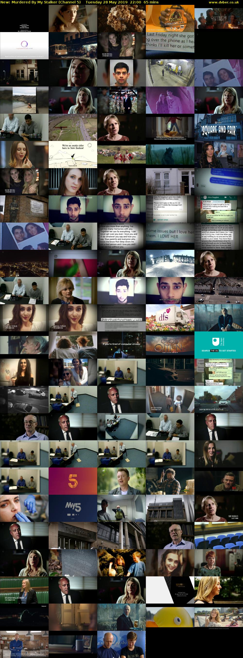 Murdered By My Stalker (Channel 5) Tuesday 28 May 2019 22:00 - 23:05