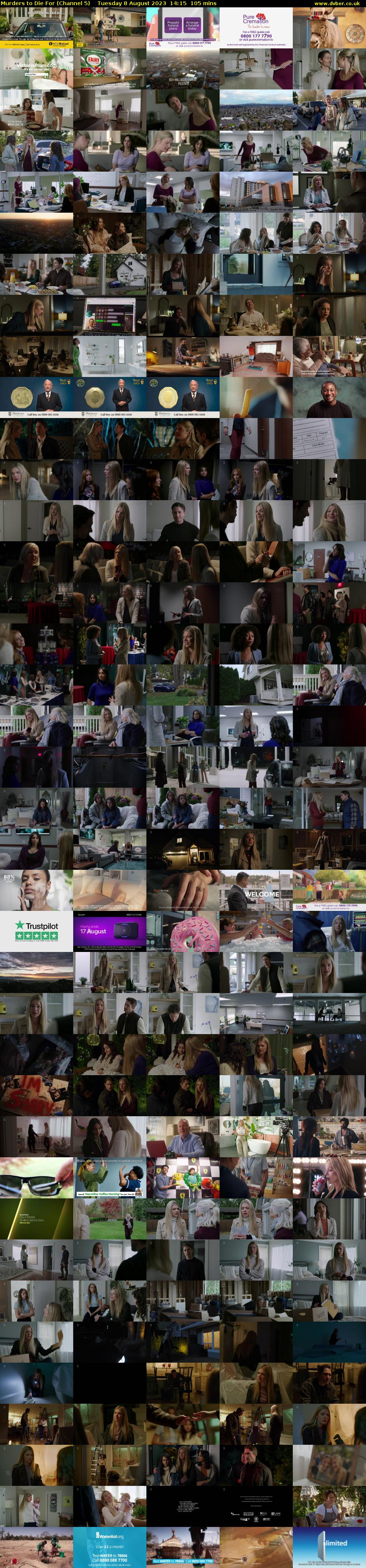Murders to Die For (Channel 5) Tuesday 8 August 2023 14:15 - 16:00