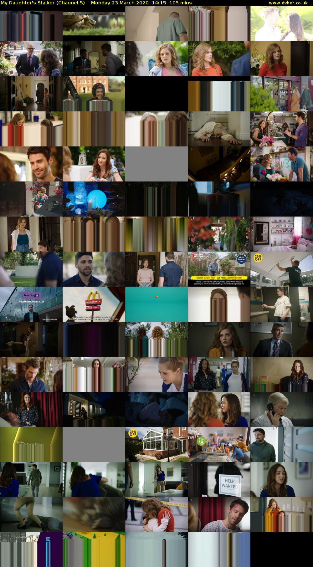 My Daughter's Stalker (Channel 5) Monday 23 March 2020 14:15 - 16:00