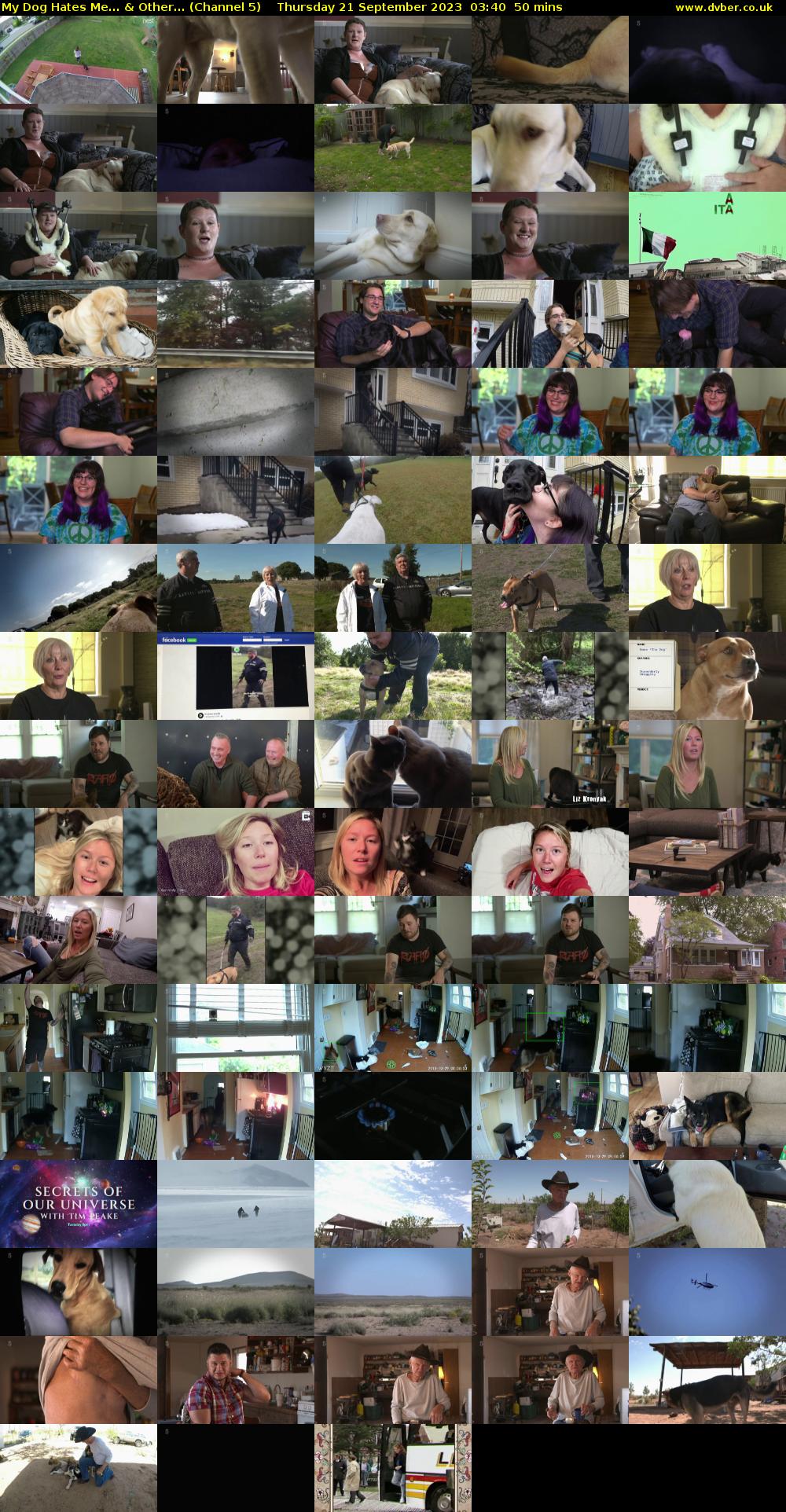My Dog Hates Me... & Other... (Channel 5) Thursday 21 September 2023 03:40 - 04:30
