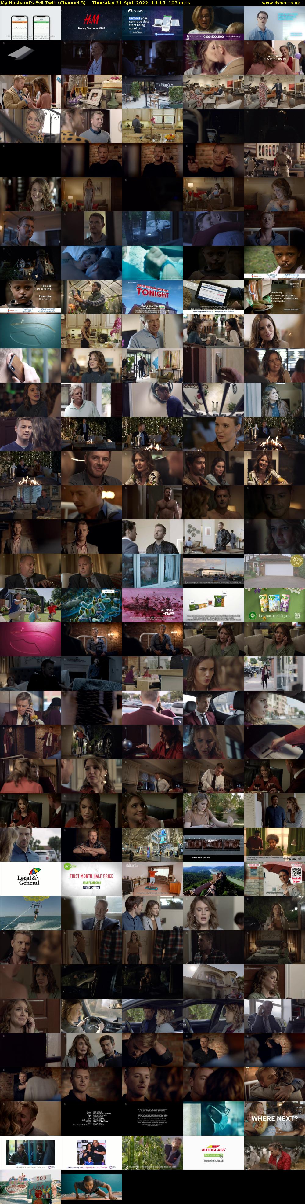 My Husband's Evil Twin (Channel 5) Thursday 21 April 2022 14:15 - 16:00