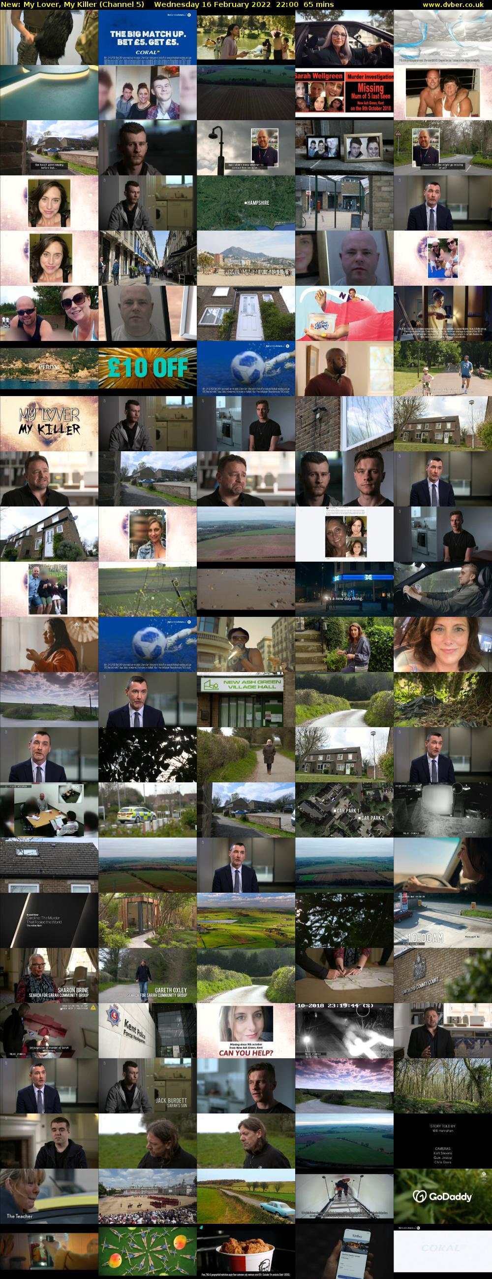 My Lover, My Killer (Channel 5) Wednesday 16 February 2022 22:00 - 23:05