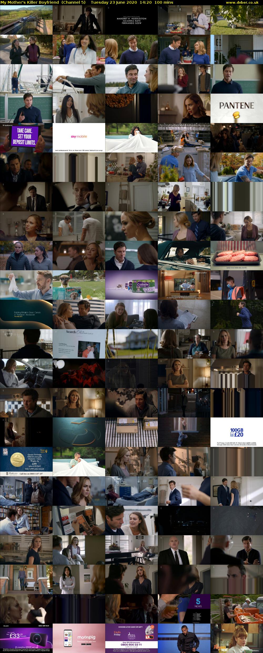 My Mother's Killer Boyfriend  (Channel 5) Tuesday 23 June 2020 14:20 - 16:00